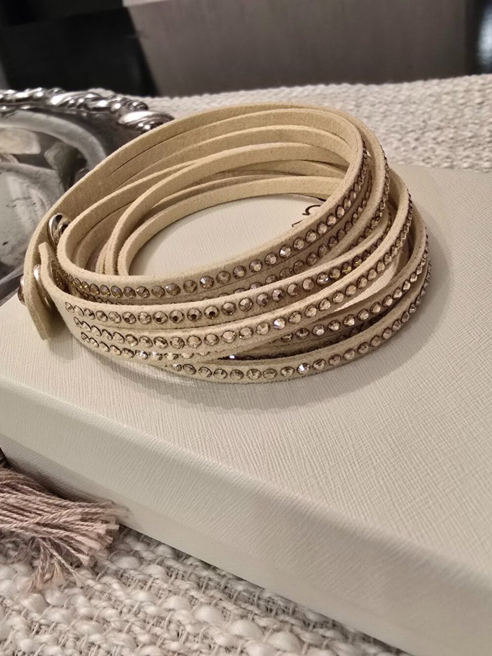 NWT Touchstone Crystal Wrap-Star Bracelet, Aurum